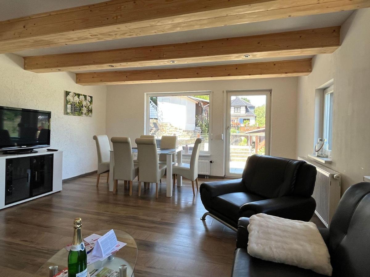 Saechsische-Schweiz-Ferienhaus-Wohnung-1-Mit-Elbblick-Sauna-Und-Kamin Кенігштайн-ан-дер-Ельбе Екстер'єр фото